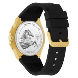 GW0979G1 Mens Black Gold Tone Analog Watch