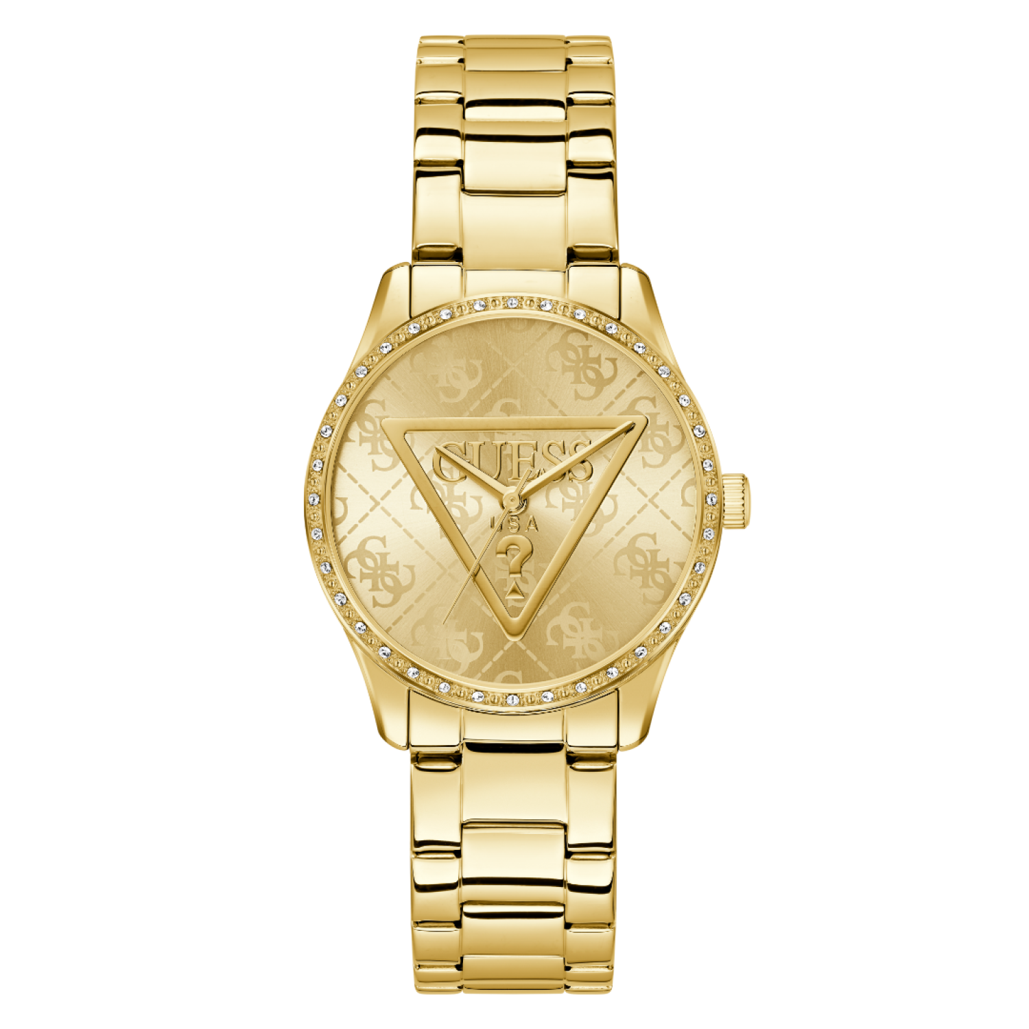 GW0987L2 Ladies Gold Tone Analogue Watch GW0987L2 Ladies Gold Tone Analogue Watch by Guess