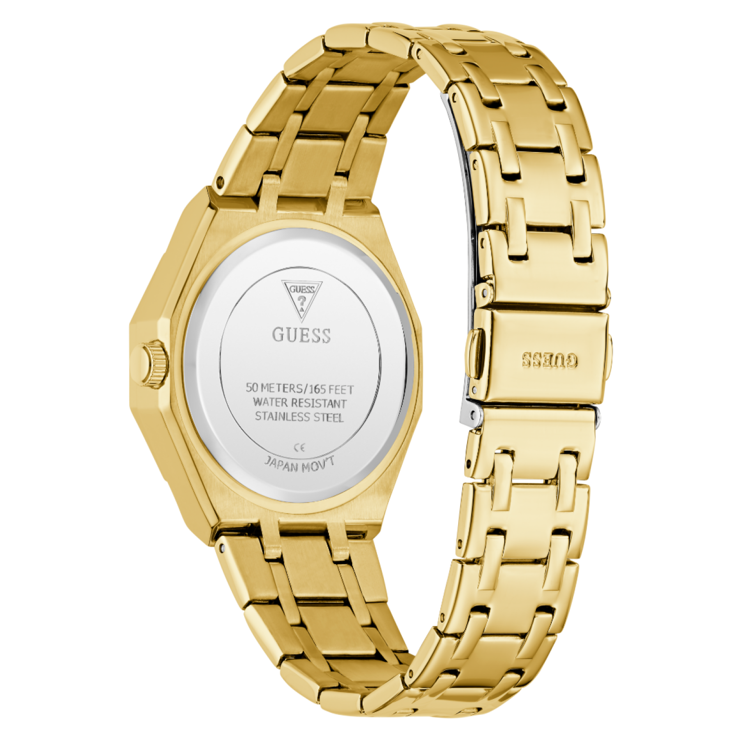 GW0988L2 Ladies Gold Tone Analogue Watch by Guess Watches