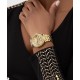 GW0988L2 Ladies Gold Tone Analogue Watch by Guess Watches