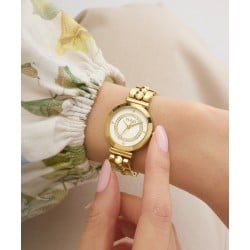 GW0994L2 GUESS Ladies Gold-Tone Analogue Watch