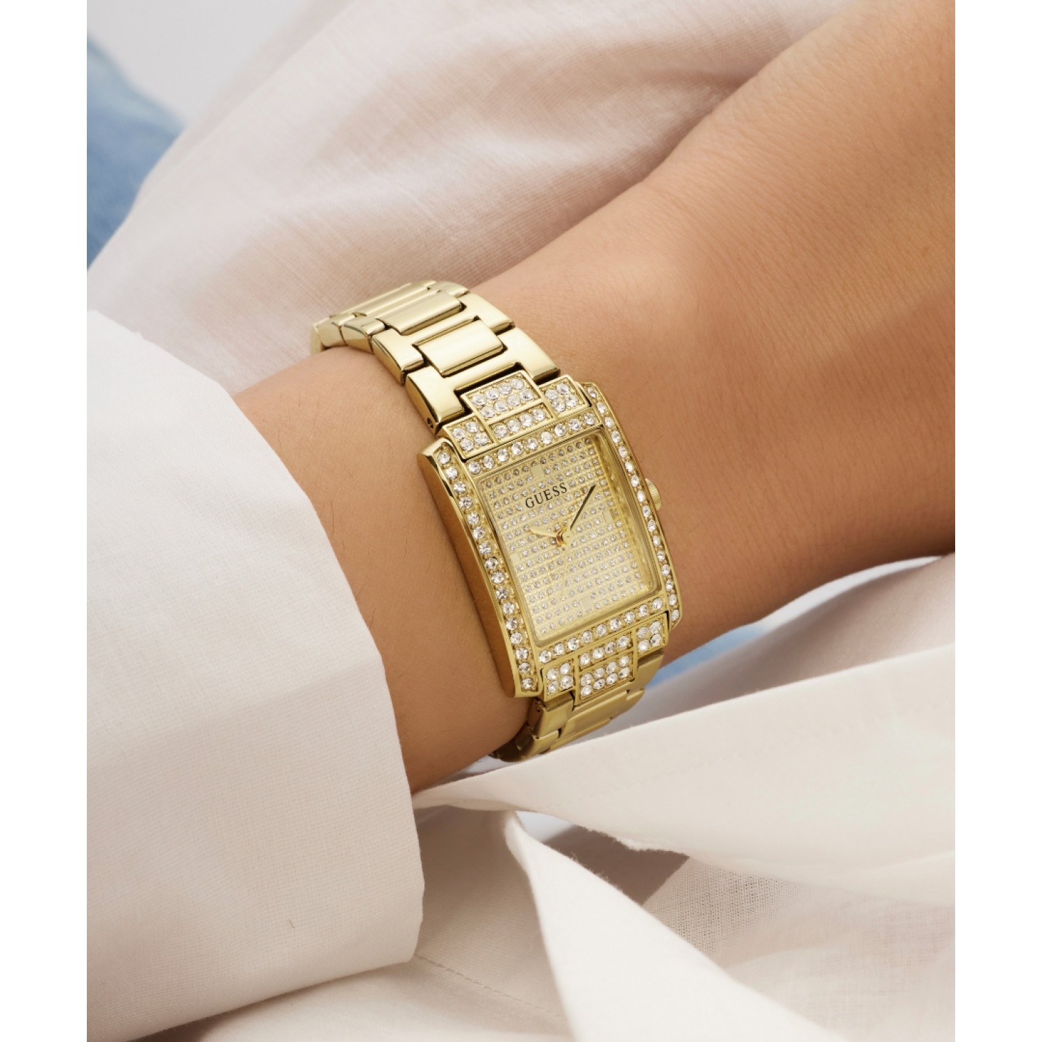GW0995L2 GUESS Ladies Gold-Tone Analogue Watch – GW0995L2 GUESS Ladies Gold-Tone Analogue Watch by Guess Watches