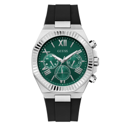 GW1011G1 GUESS Mens Silver-Tone Multi-Function Watch