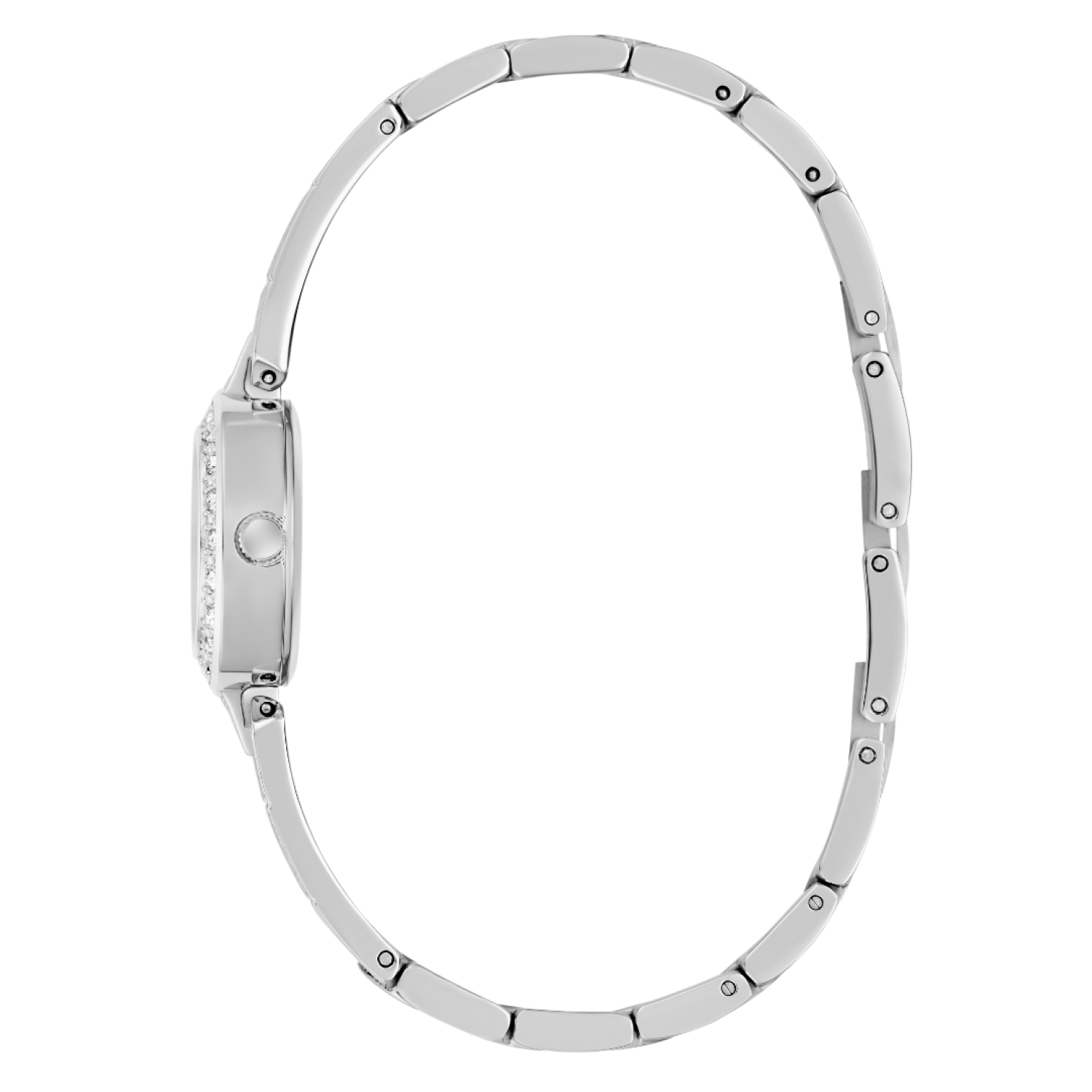 GW1016L1 GUESS Ladies Silver-Tone Analogue Watch – GW1016L1 GUESS Ladies Silver-Tone Analogue Watch by Guess Watches