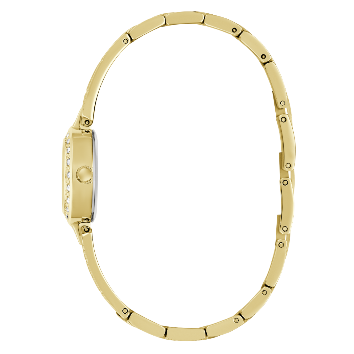 GW1016L2 GUESS Ladies Gold-Tone Analogue Watch – GW1016L2 GUESS Ladies Gold-Tone Analogue Watch by Guess Watches