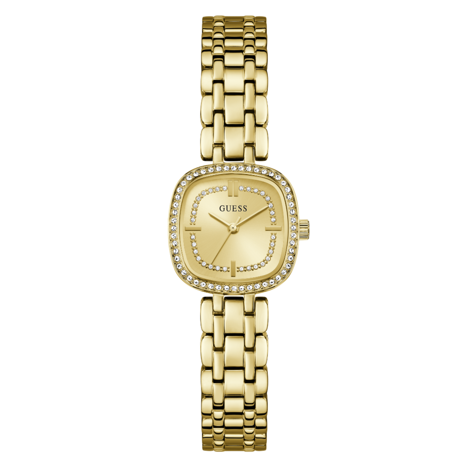 GW1018L2 GUESS Ladies Gold-Tone Analogue Watch – GW1018L2 GUESS Ladies Gold-Tone Analogue Watch by Guess Watches