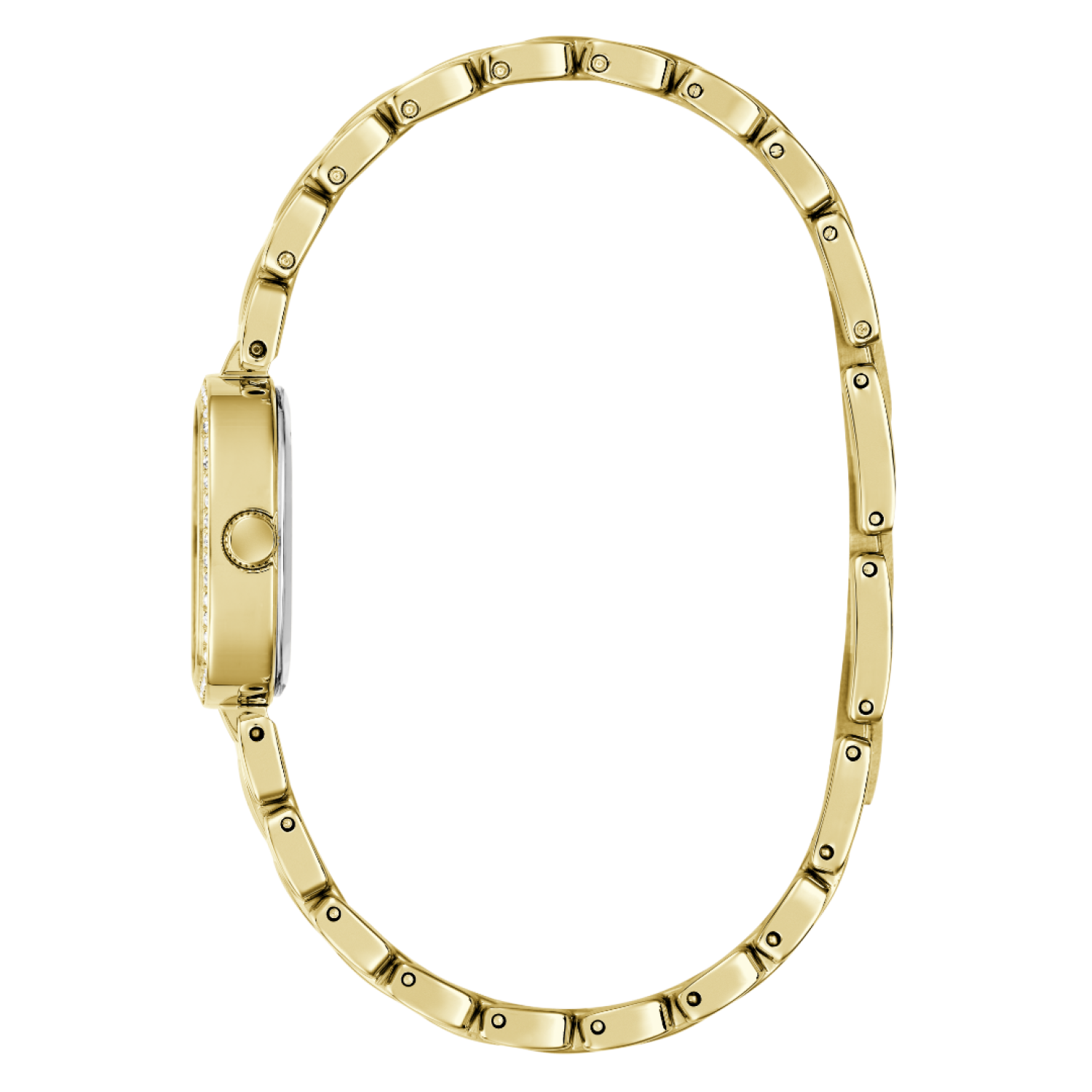 GW1018L2 GUESS Ladies Gold-Tone Analogue Watch – GW1018L2 GUESS Ladies Gold-Tone Analogue Watch by Guess Watches