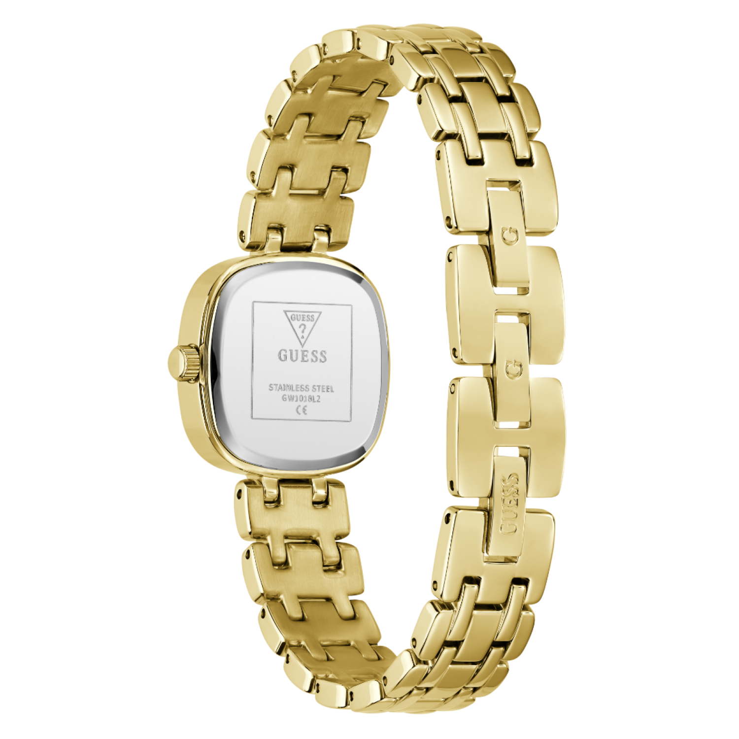GW1018L2 GUESS Ladies Gold-Tone Analogue Watch – GW1018L2 GUESS Ladies Gold-Tone Analogue Watch by Guess Watches