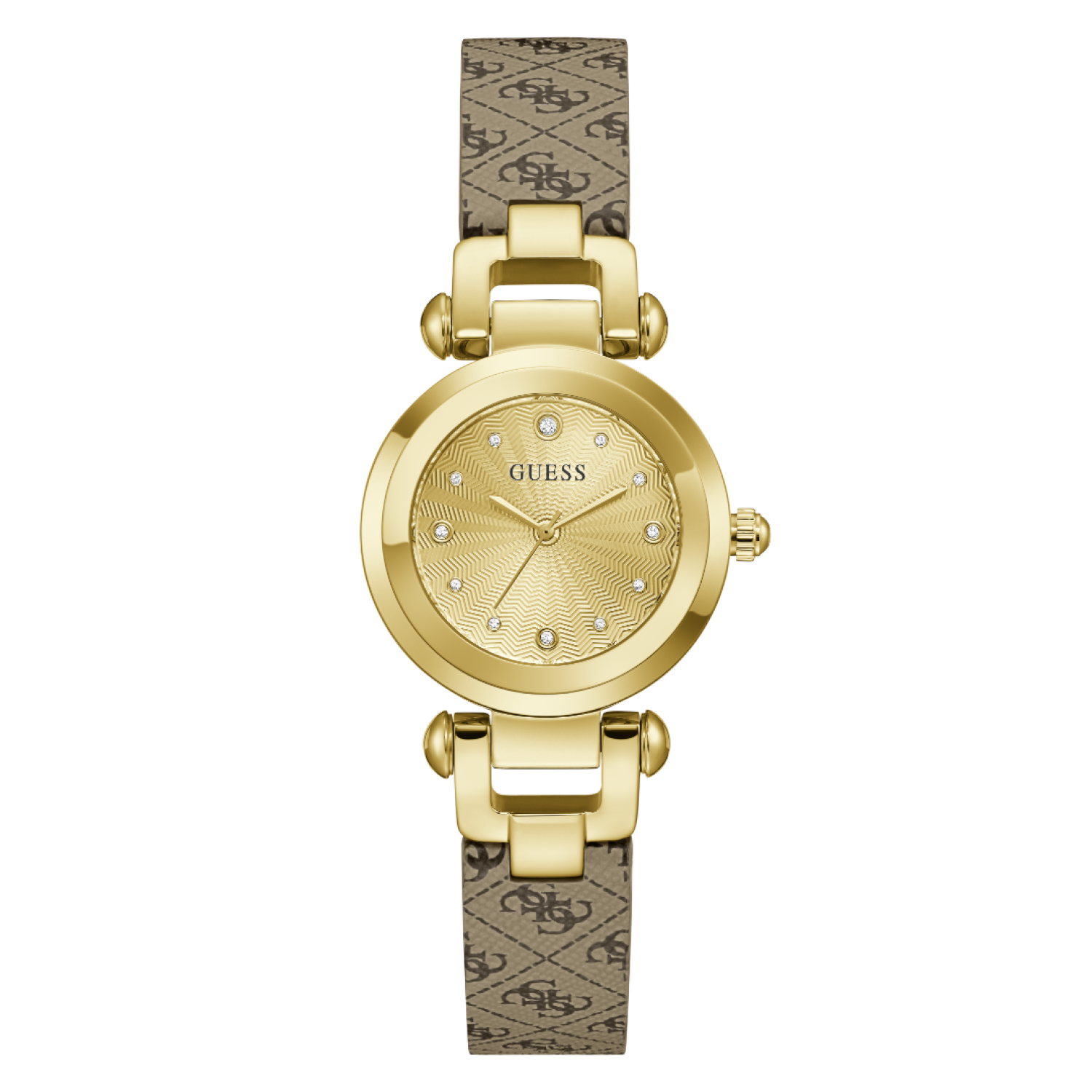 GW1021L2 GUESS Ladies Gold-Tone Analogue Watch – GW1021L2 GUESS Ladies Gold-Tone Analogue Watch by Guess Watches