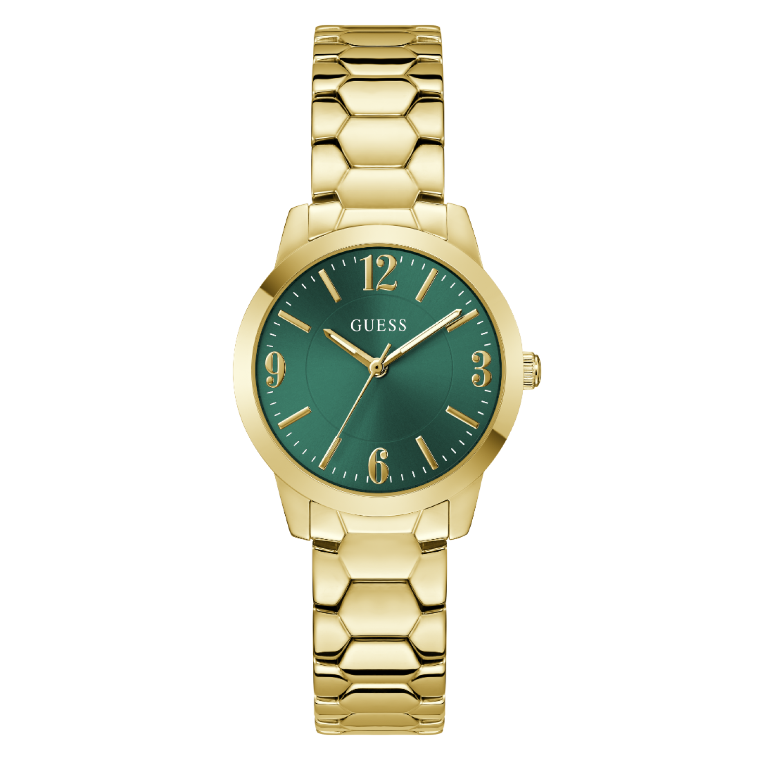 GW1028L2 GUESS Ladies Gold-Tone Analogue Watch – GW1028L2 GUESS Ladies Gold-Tone Analogue Watch by Guess Watches