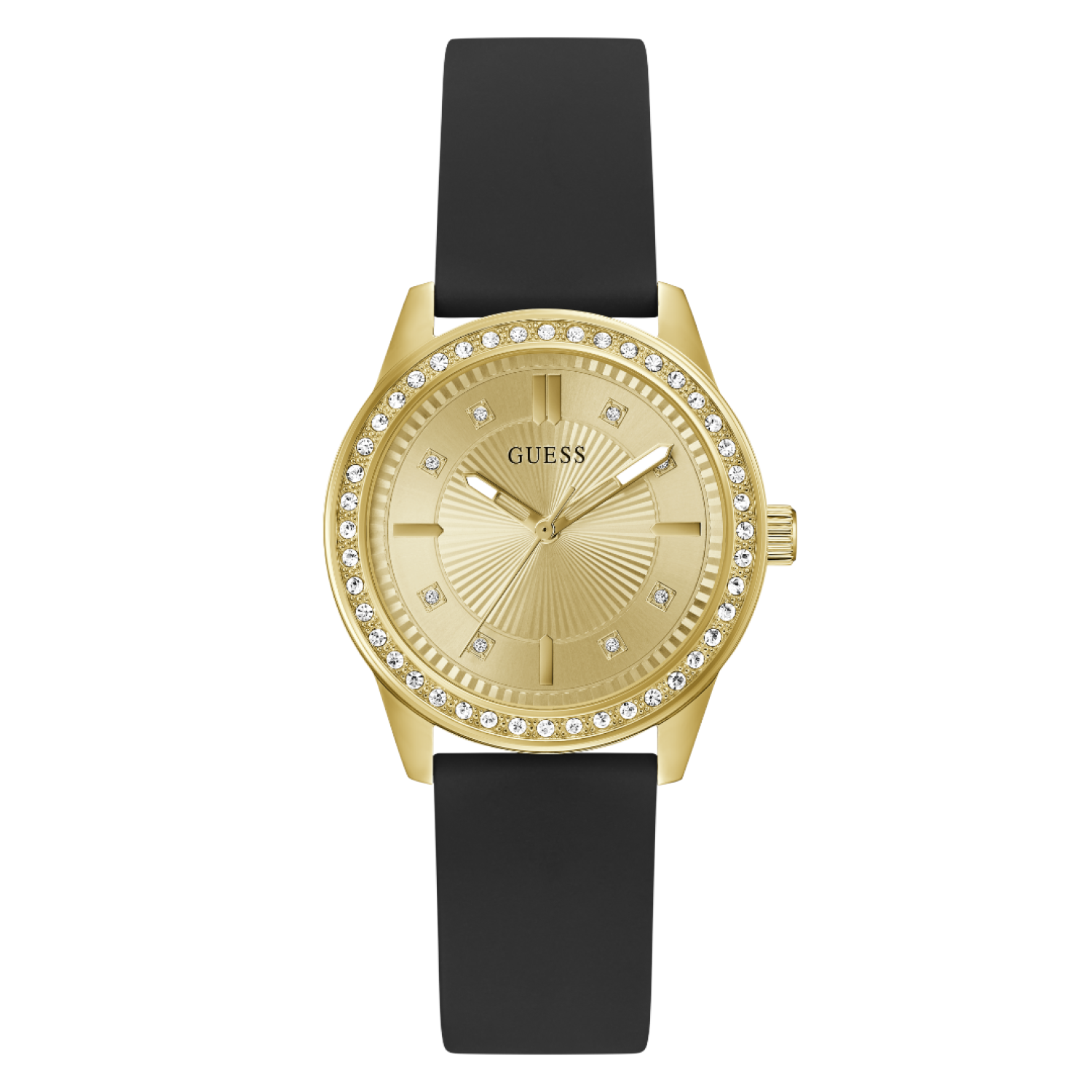 GW1030L2 GUESS Ladies Gold-Tone Analogue Watch – GW1030L2 GUESS Ladies Gold-Tone Analogue Watch by Guess Watches