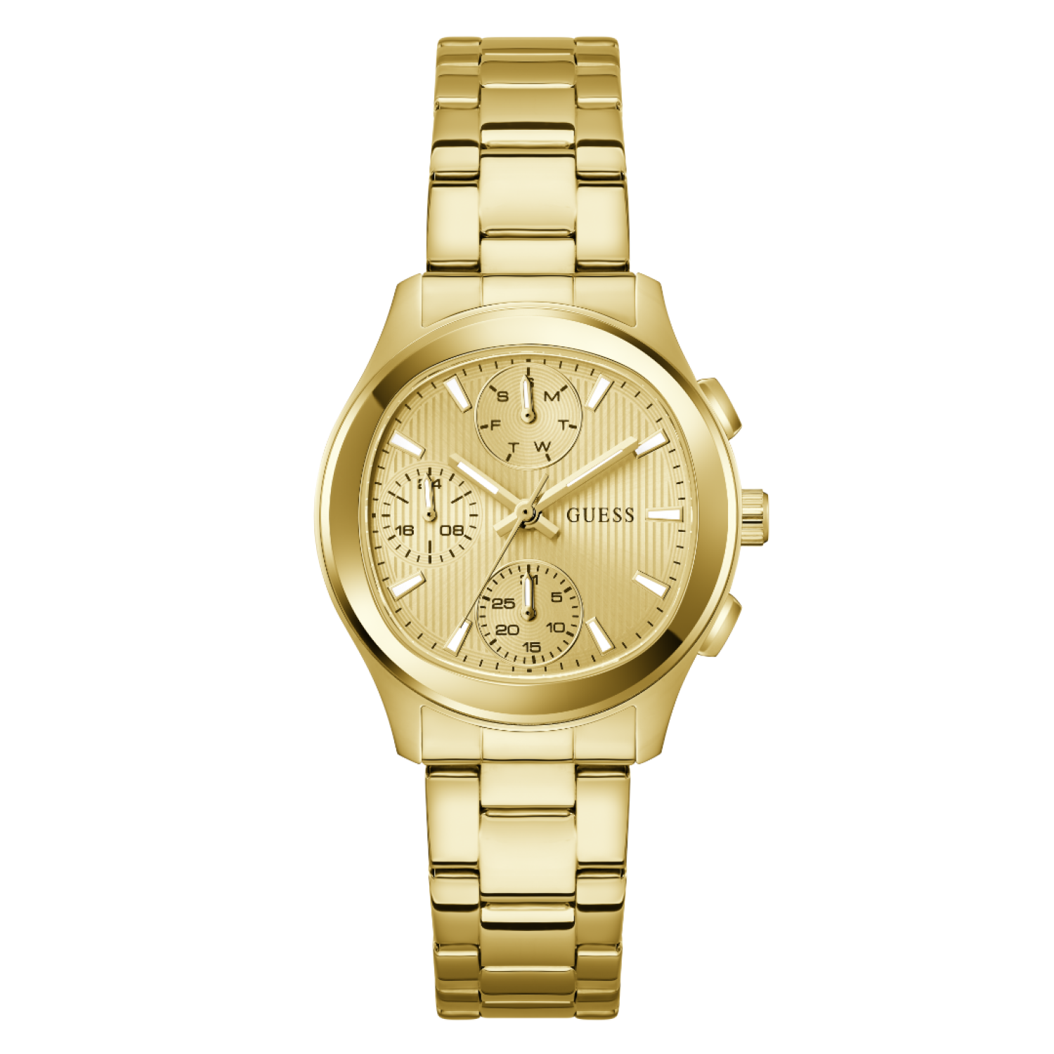 GW1031L2 GUESS Ladies Gold-Tone Multi-Function Watch – GW1031L2 GUESS Ladies Gold-Tone Multi-Function Watch by Guess Watches