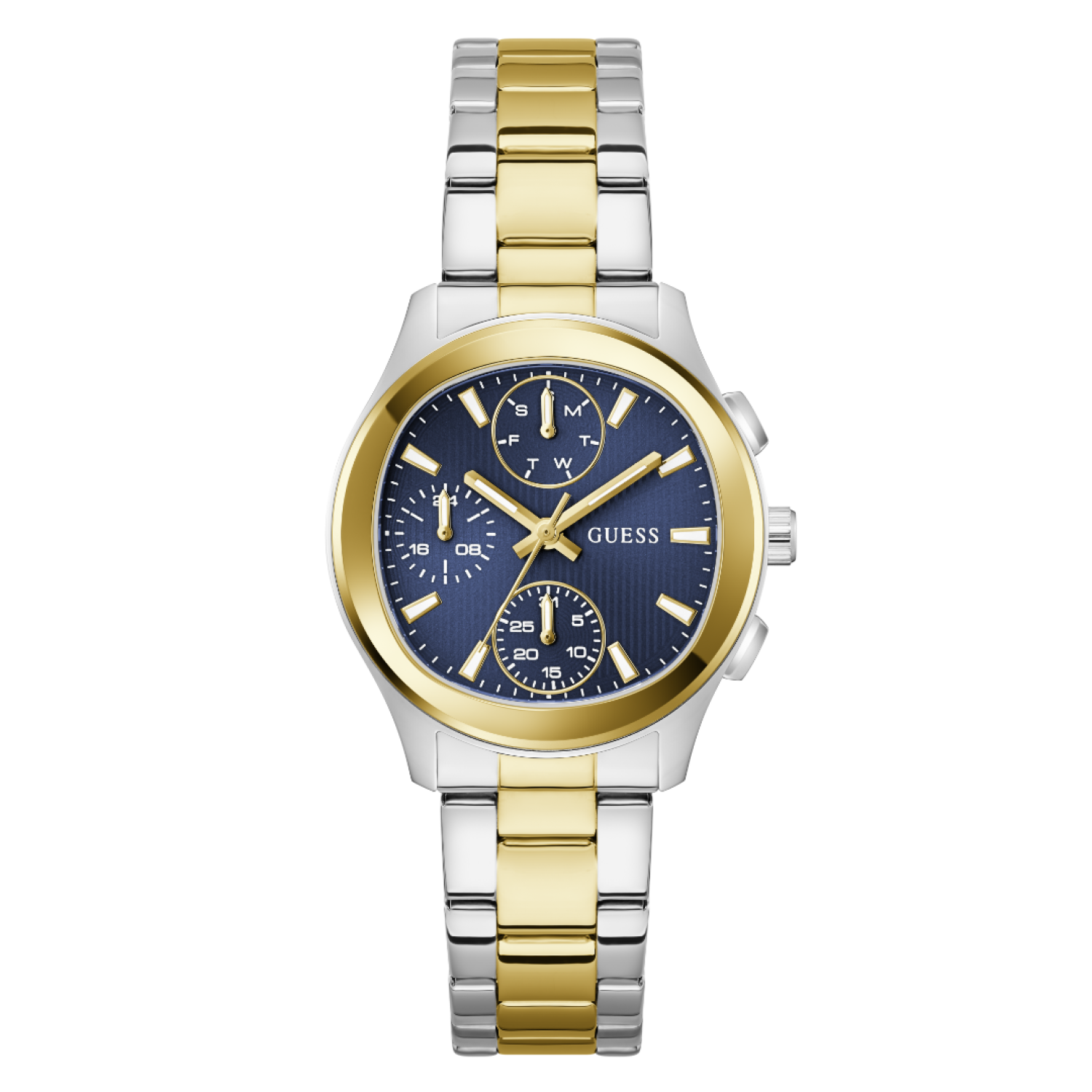 GW1031L3 GUESS Ladies Two-Tone Multi-Function Watch – GW1031L3 GUESS Ladies Two-Tone Multi-Function Watch by Guess Watches