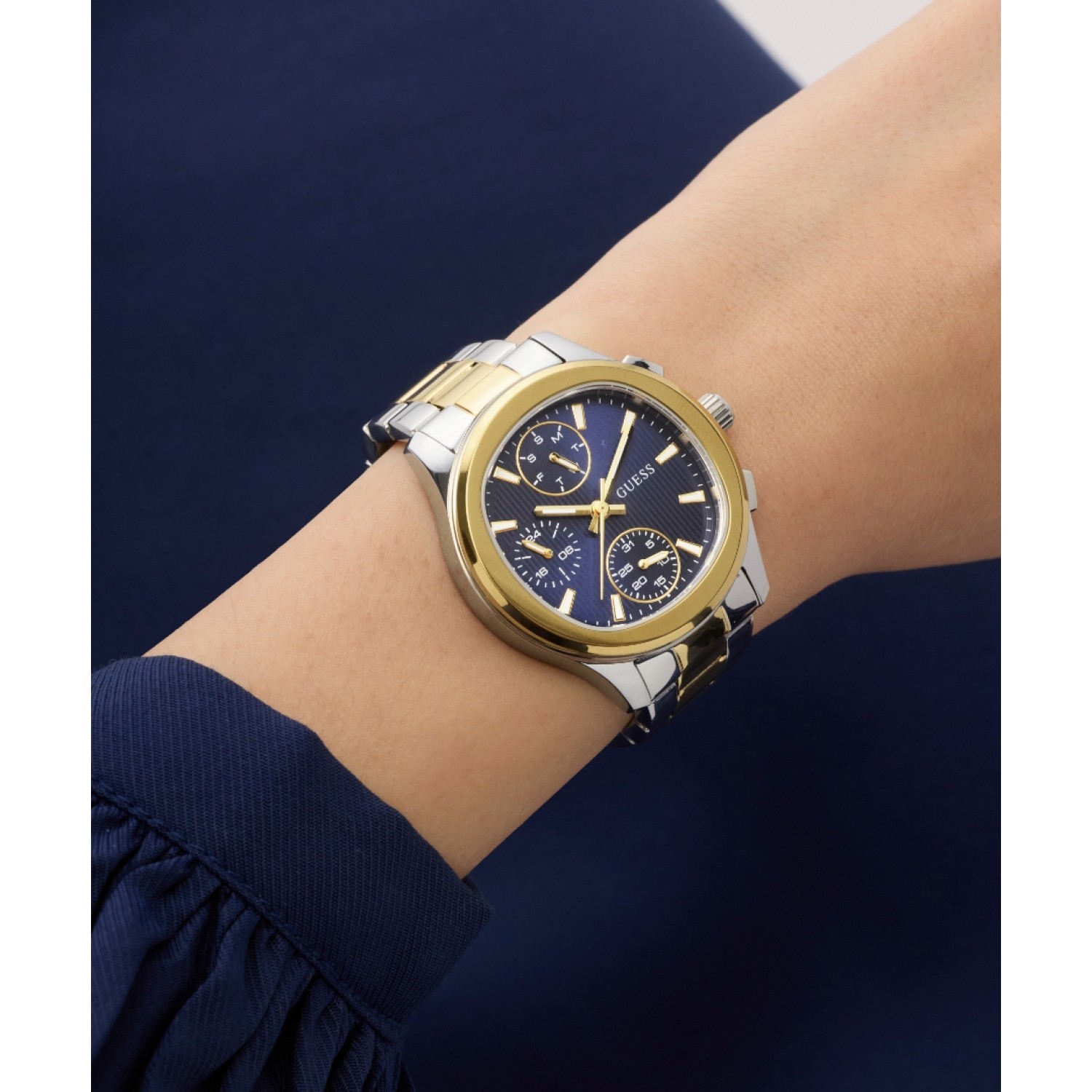 GW1031L3 GUESS Ladies Two-Tone Multi-Function Watch – GW1031L3 GUESS Ladies Two-Tone Multi-Function Watch by Guess Watches
