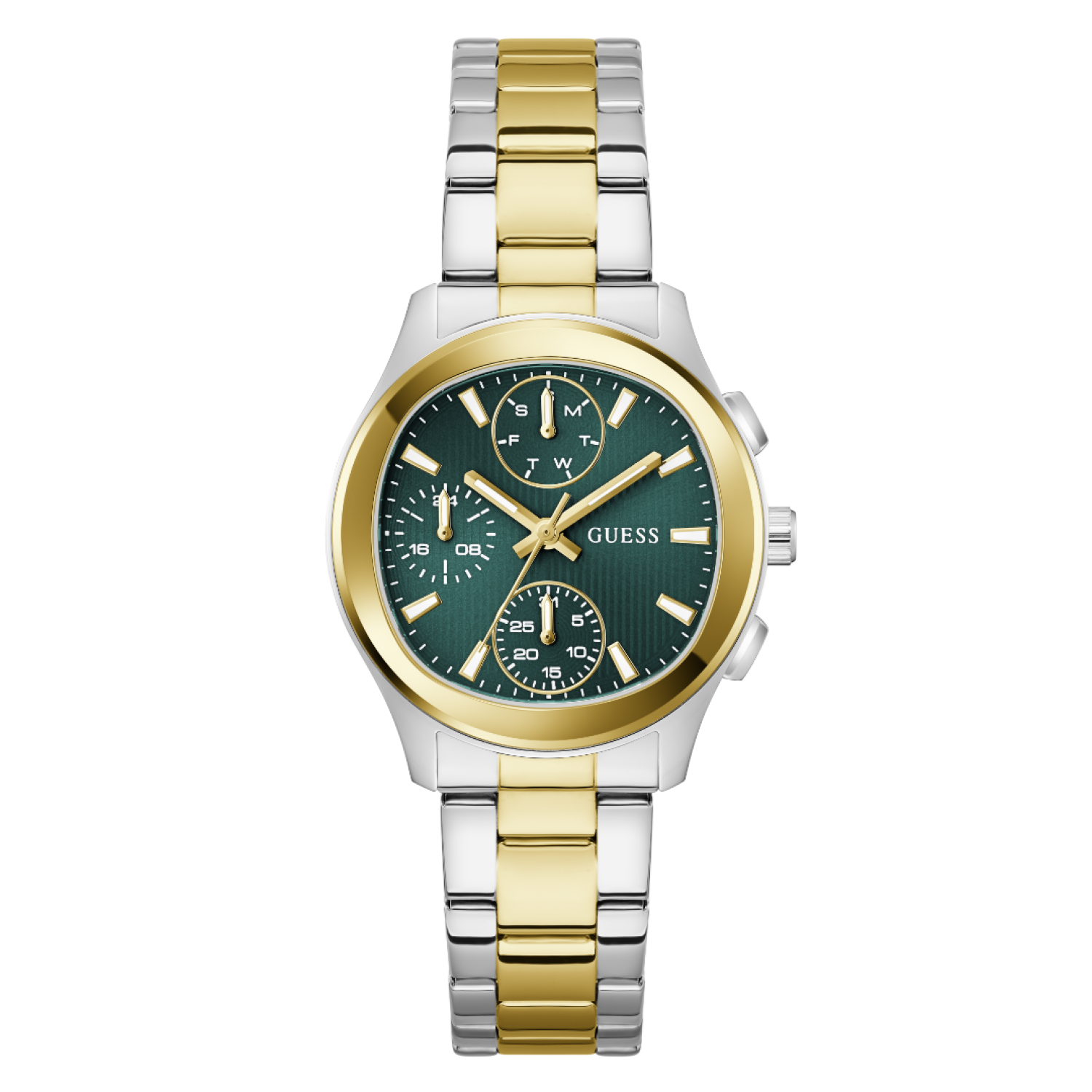 GW1031L6 GUESS Ladies Two-Tone Multi-Function Watch – GW1031L6 GUESS Ladies Two-Tone Multi-Function Watch by Guess Watches