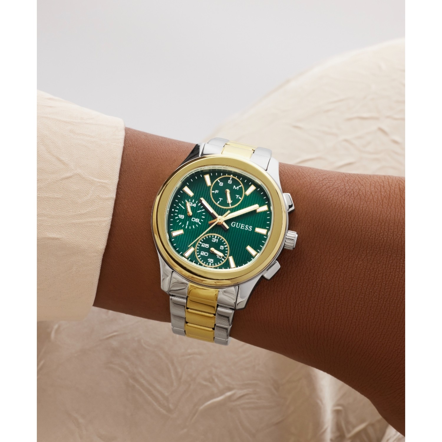 GW1031L6 GUESS Ladies Two-Tone Multi-Function Watch – GW1031L6 GUESS Ladies Two-Tone Multi-Function Watch by Guess Watches