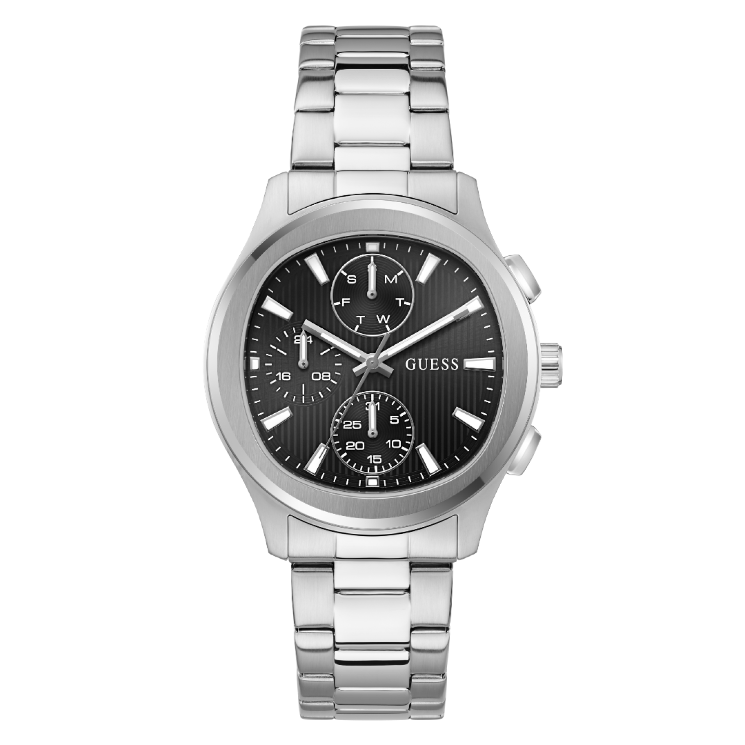 GW1048G1 GUESS Mens Silver-Tone Multi-Function Watch – GW1048G1 GUESS Mens Silver-Tone Multi-Function Watch by Guess Watches