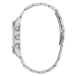 GW1048G1 GUESS Mens Silver-Tone Multi-Function Watch GW1048G1 GUESS Mens Silver-Tone Multi-Function Watch