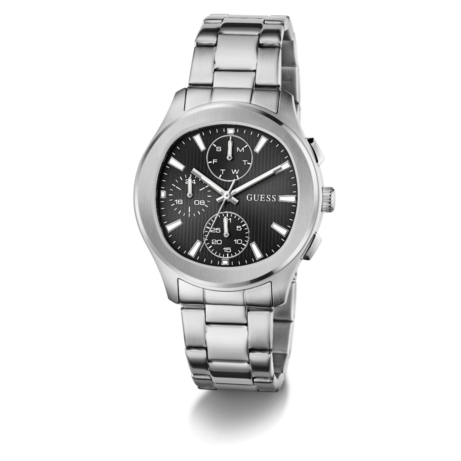GW1048G1 GUESS Mens Silver-Tone Multi-Function Watch – GW1048G1 GUESS Mens Silver-Tone Multi-Function Watch by Guess Watches