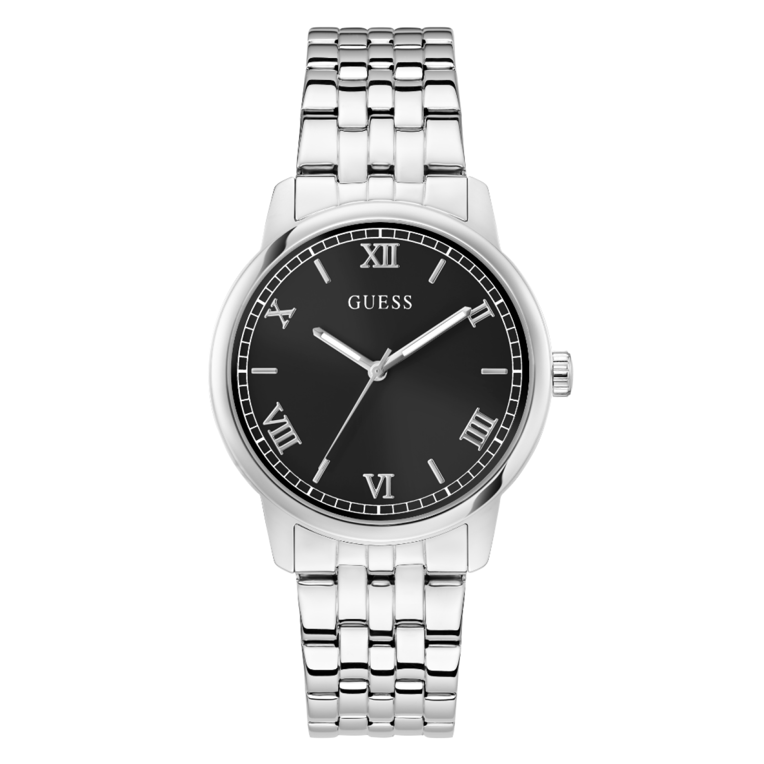 GW1053G1 GUESS Mens Silver-Tone Analogue Watch – GW1053G1 GUESS Mens Silver-Tone Analogue Watch by Guess Watches
