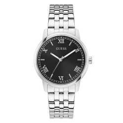 GW1053G1 GUESS Mens Silver-Tone Analogue Watch