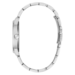 GW1053G1 GUESS Mens Silver-Tone Analogue Watch GW1053G1 GUESS Mens Silver-Tone Analogue Watch