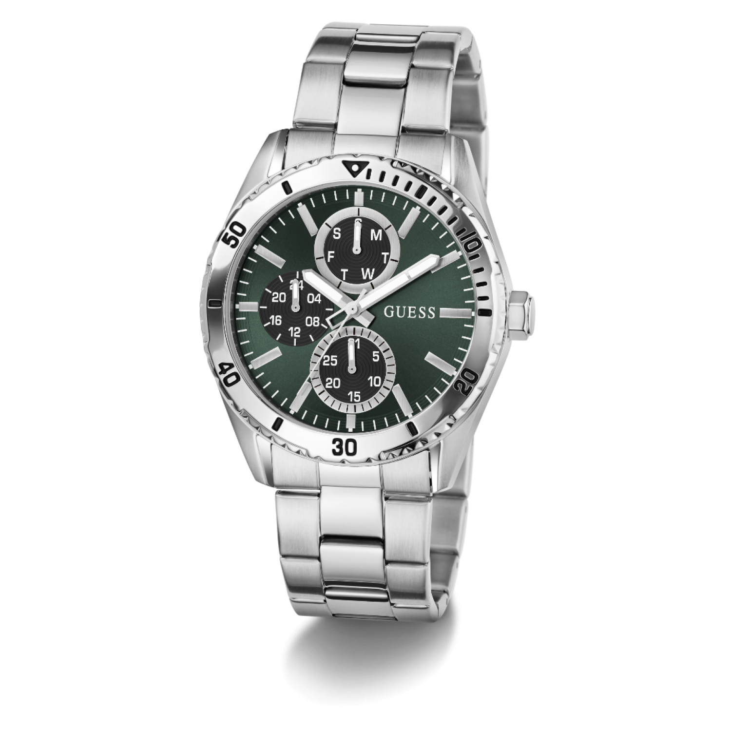 GW1061G1 GUESS Mens Silver-Tone Multi-Function Watch – GW1061G1 GUESS Mens Silver-Tone Multi-Function Watch by Guess Watches