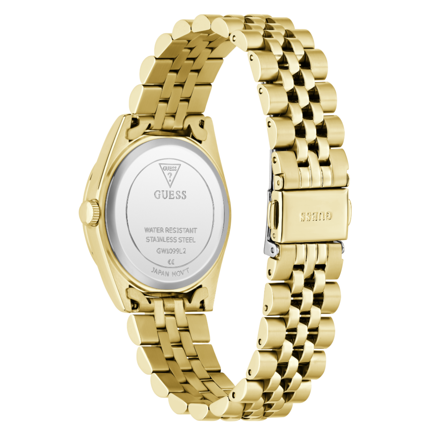 GW1099L2 GUESS Ladies Gold-Tone Analogue Watch – GW1099L2 GUESS Ladies Gold-Tone Analogue Watch by Guess Watches
