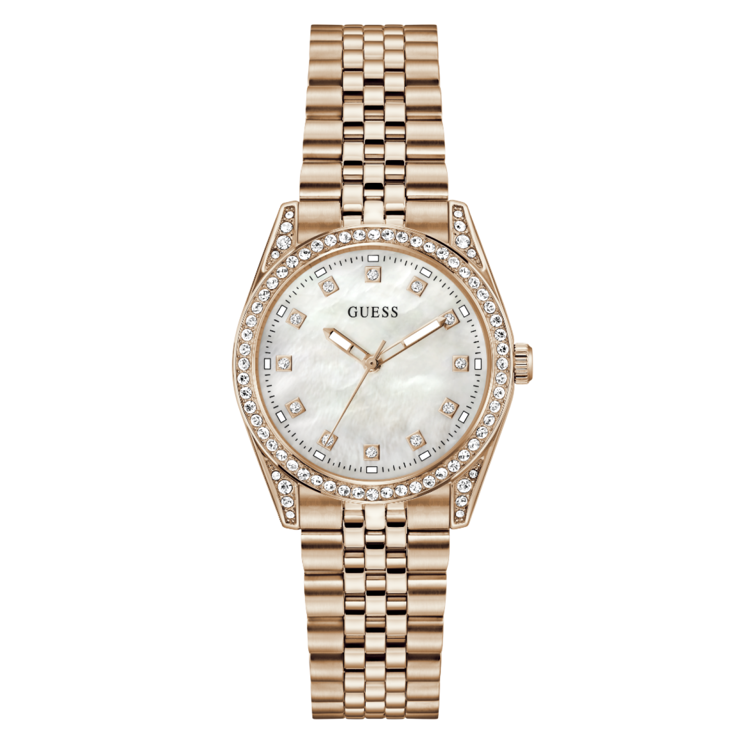 GW1099L4 GUESS Ladies Rose Gold-Tone Analogue Watch by Guess Watches