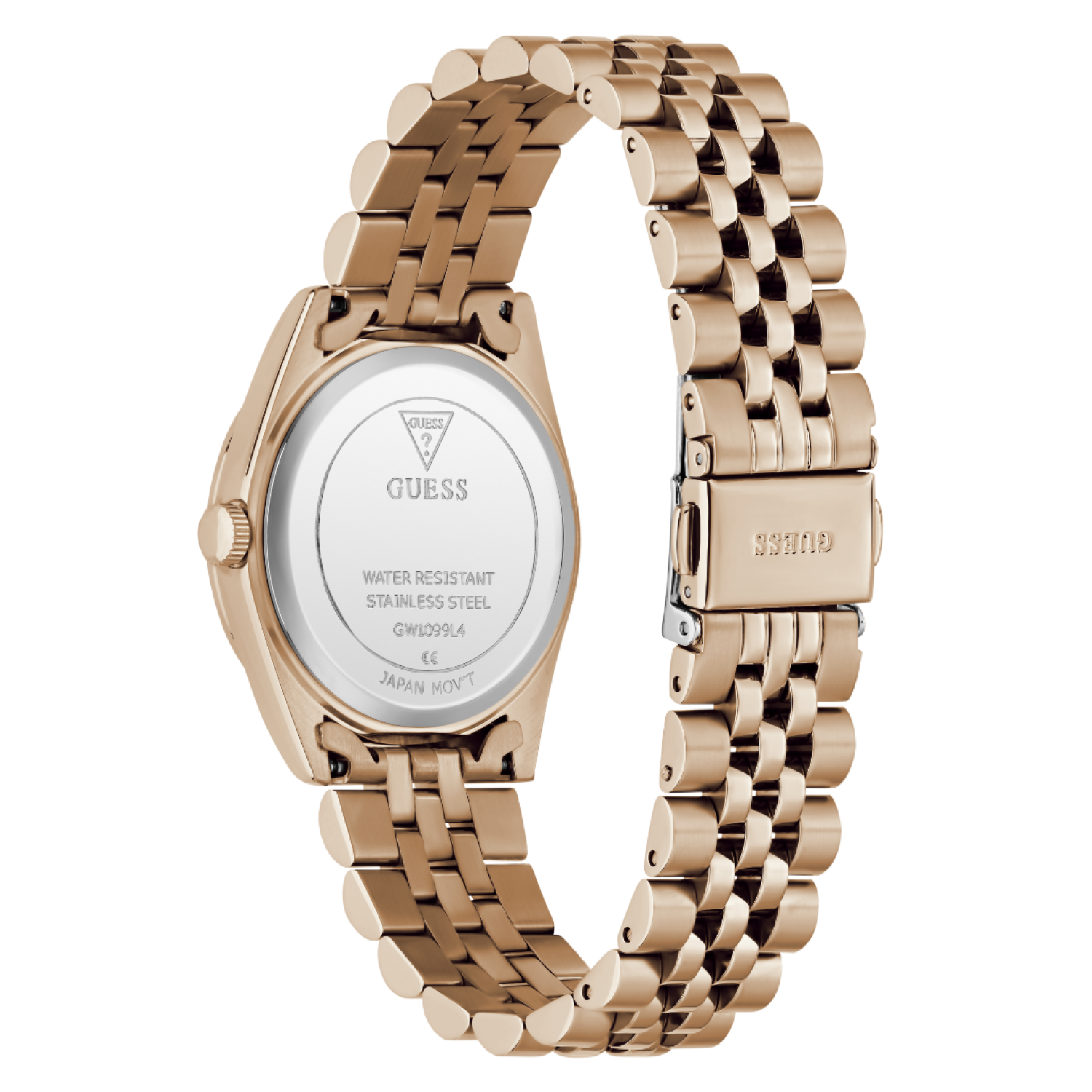 GW1099L4 GUESS Ladies Rose Gold-Tone Analogue Watch by Guess Watches