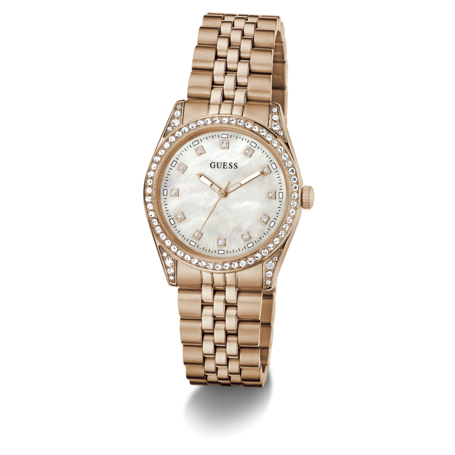 GW1099L4 GUESS Ladies Rose Gold-Tone Analogue Watch by Guess Watches