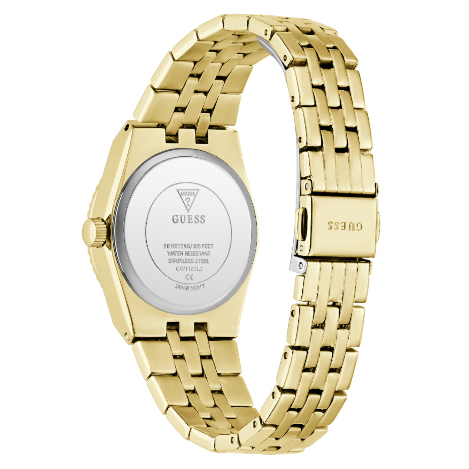 GW1102L2 GUESS Gold-Tone Analogue Watch by Guess Watches