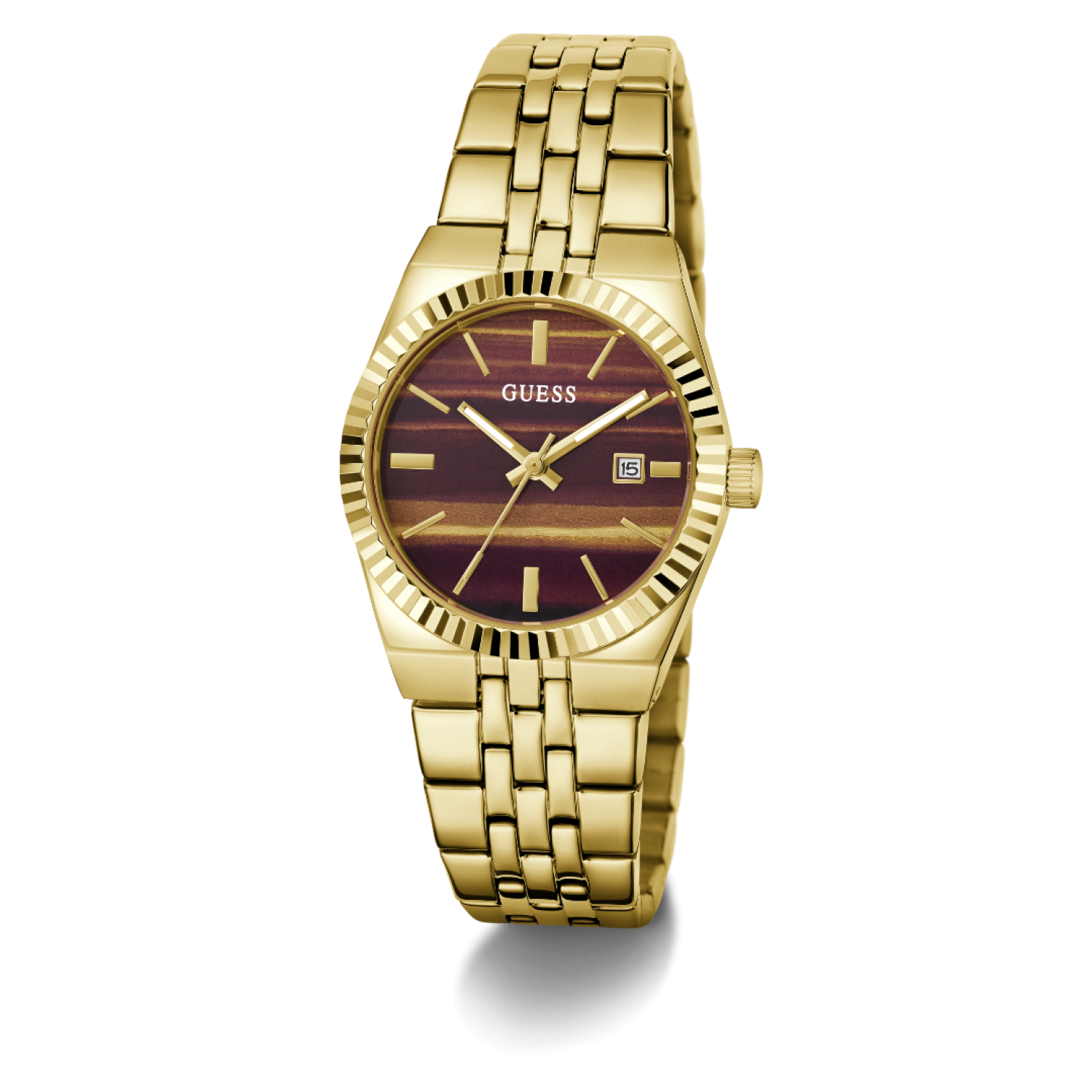 GW1102L2 GUESS Gold-Tone Analogue Watch by Guess Watches