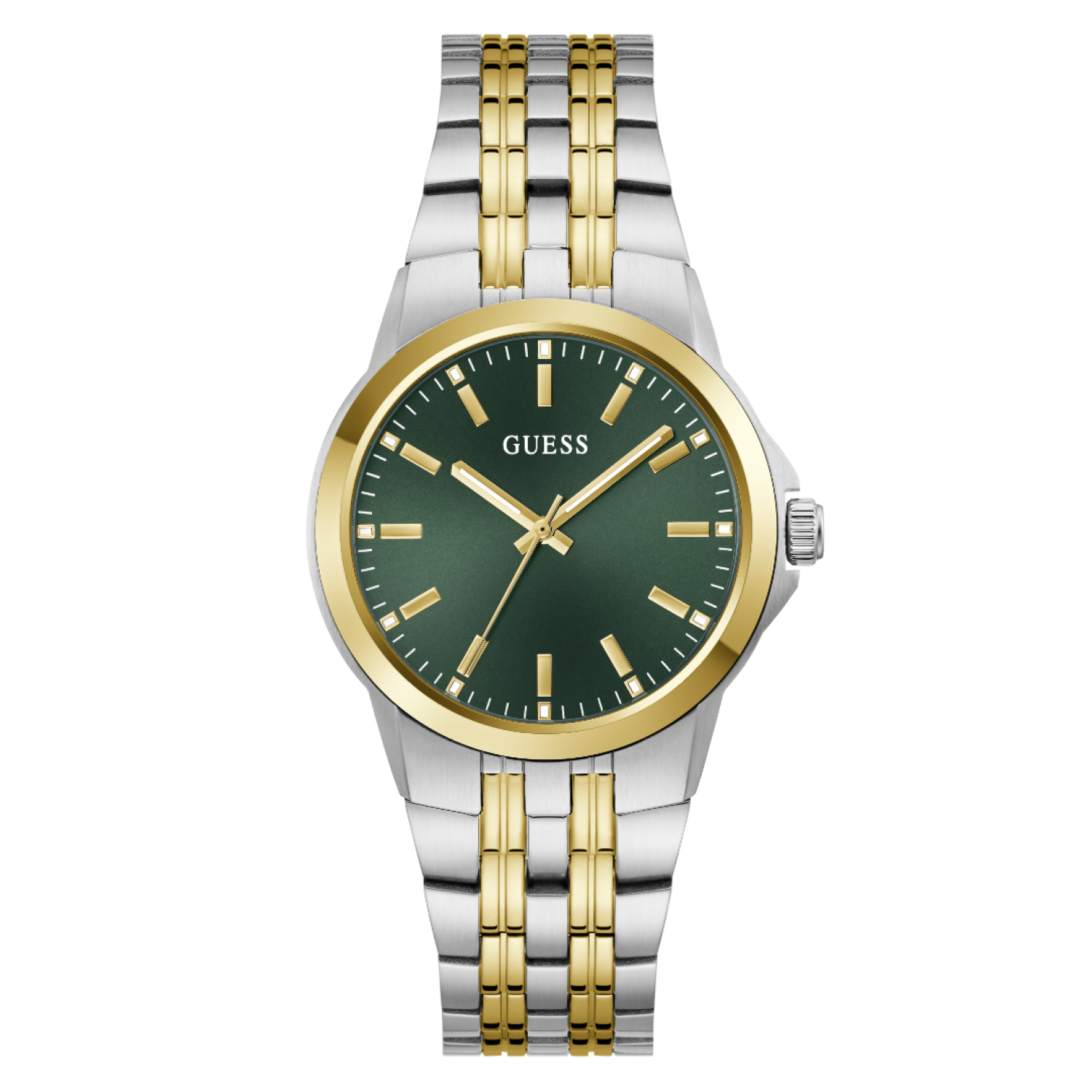 GW1121G4 GUESS Mens Two-Tone Analogue Watch by Guess Watches