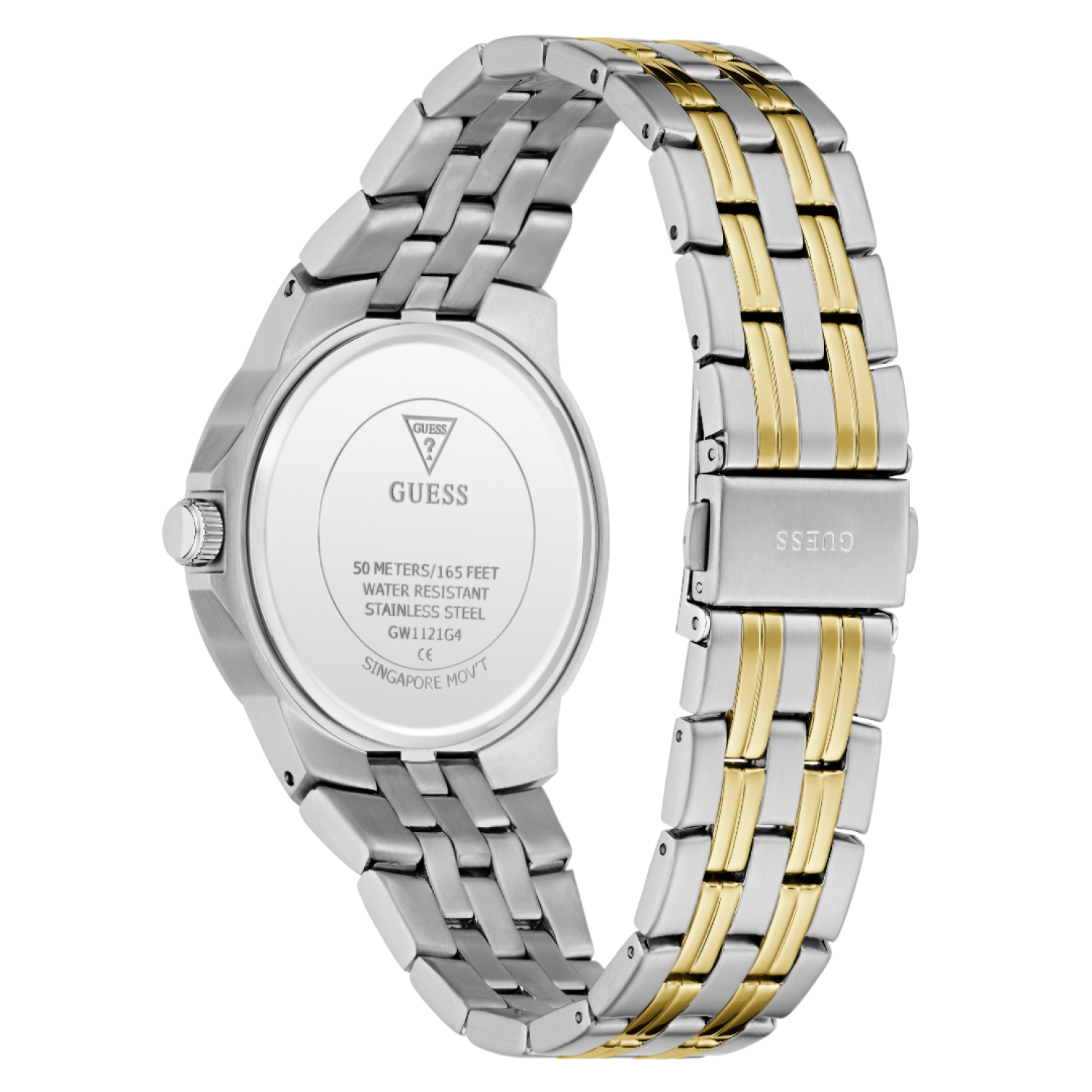 GW1121G4 GUESS Mens Two-Tone Analogue Watch by Guess Watches