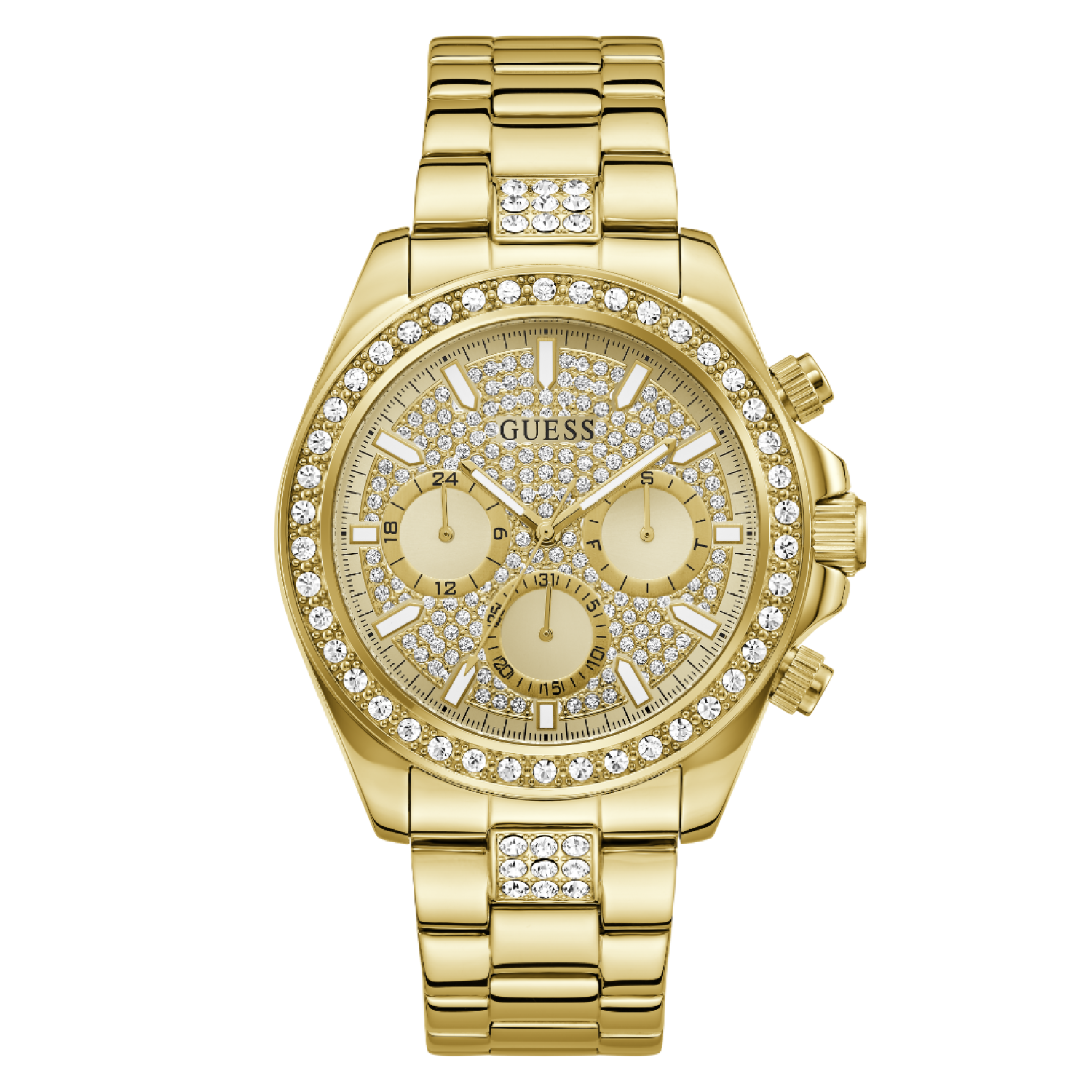 GW1136G2 GUESS Mens Gold-Tone Multifunction Watch by Guess Watches