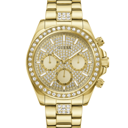 GW1136G2 GUESS Mens Gold-Tone Multifunction Watch