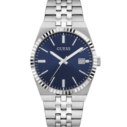 GW1153G1 GUESS Mens Silver-Tone Analogue Watch