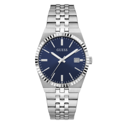 GW1153G1 GUESS Mens Silver-Tone Analogue Watch