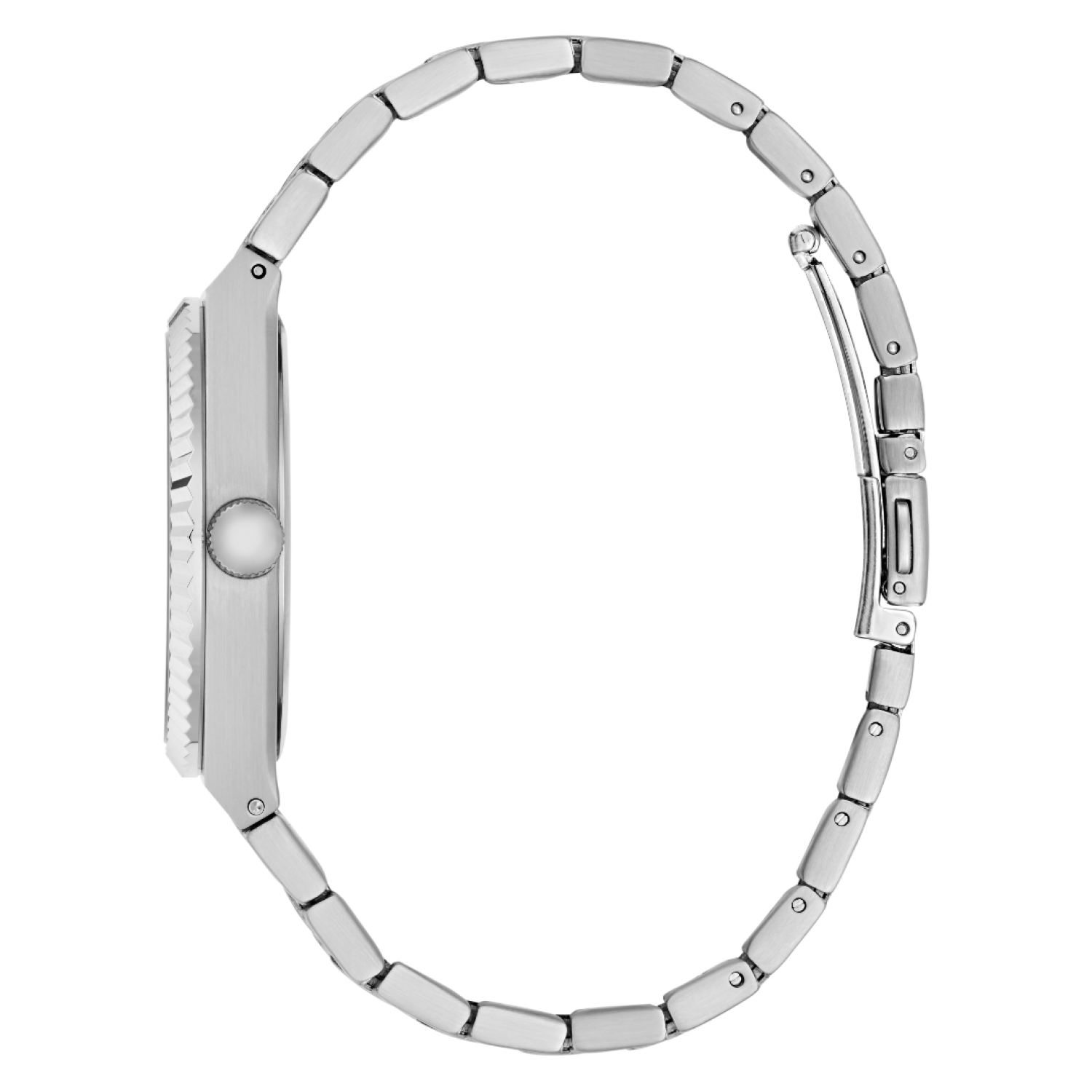 GW1153G1 GUESS Mens Silver-Tone Analogue Watch by Guess Watches