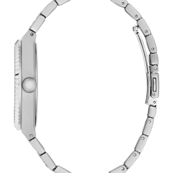 GW1153G1 GUESS Mens Silver-Tone Analogue Watch