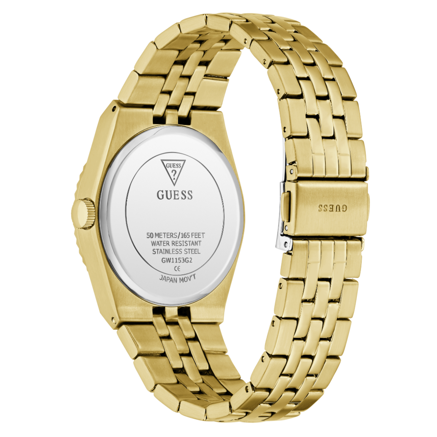 GW1153G2 GUESS Mens Gold-Tone Analogue Watch by Guess Watches