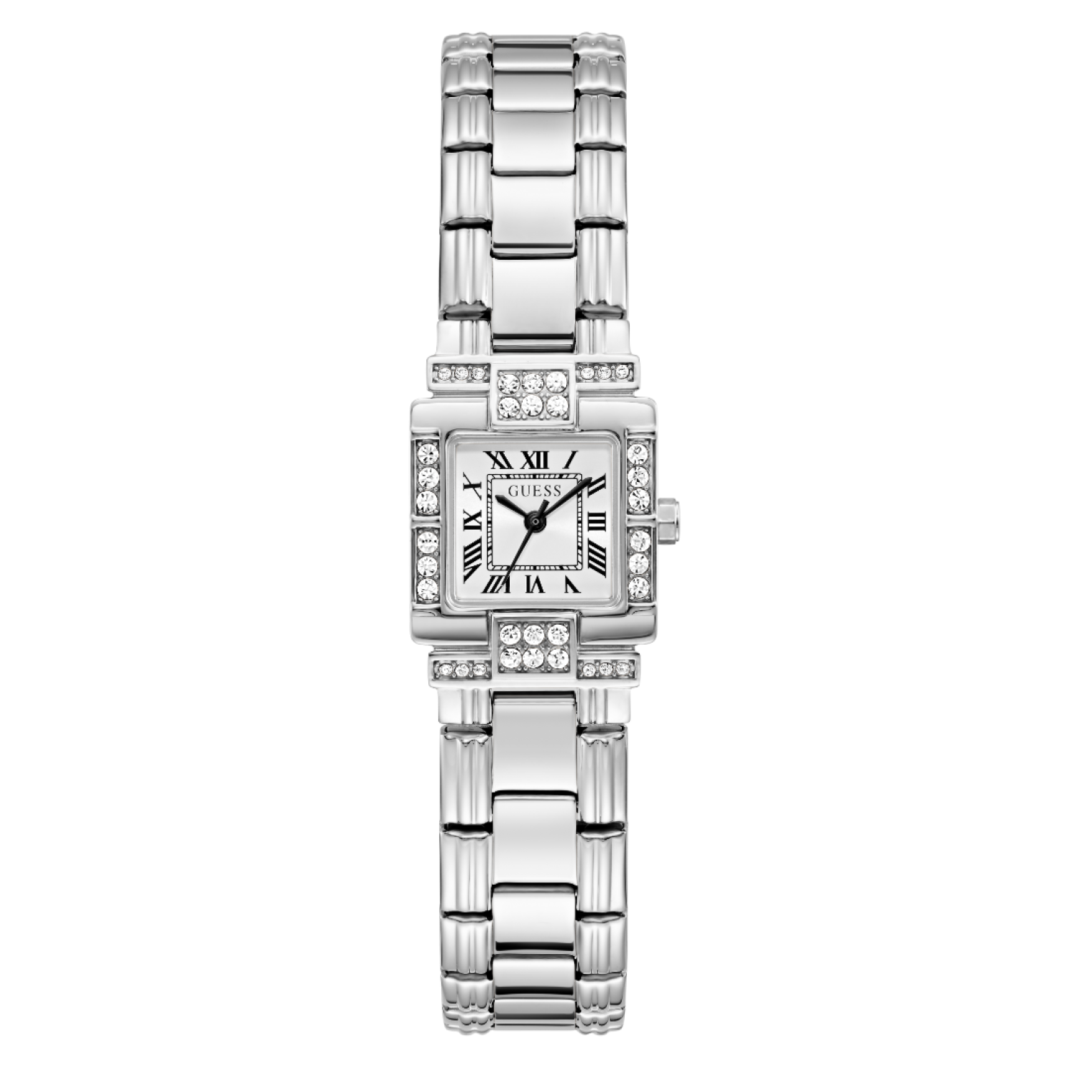 GW1157L1 GUESS Silver-Tone Analogue Watch by Guess Watches