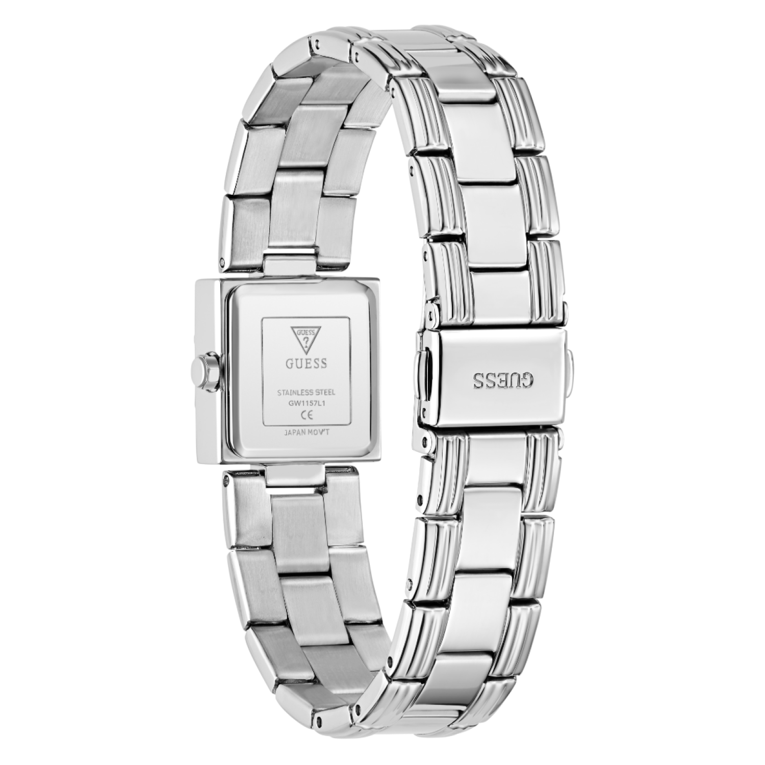 GW1157L1 GUESS Silver-Tone Analogue Watch by Guess Watches