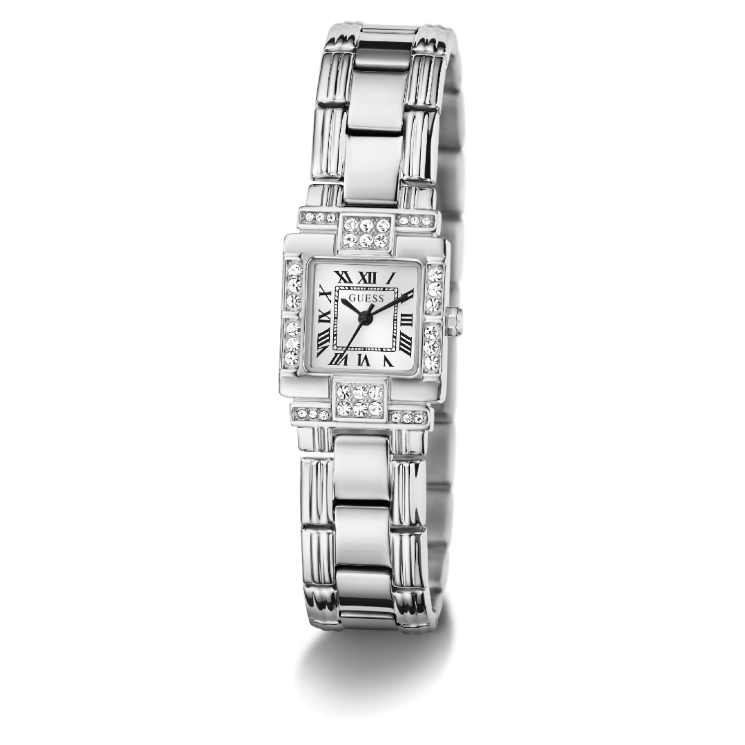 GW1157L1 GUESS Silver-Tone Analogue Watch by Guess Watches