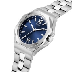 GW0849G1 GUESS Men's Silver Tone Analogue Watch