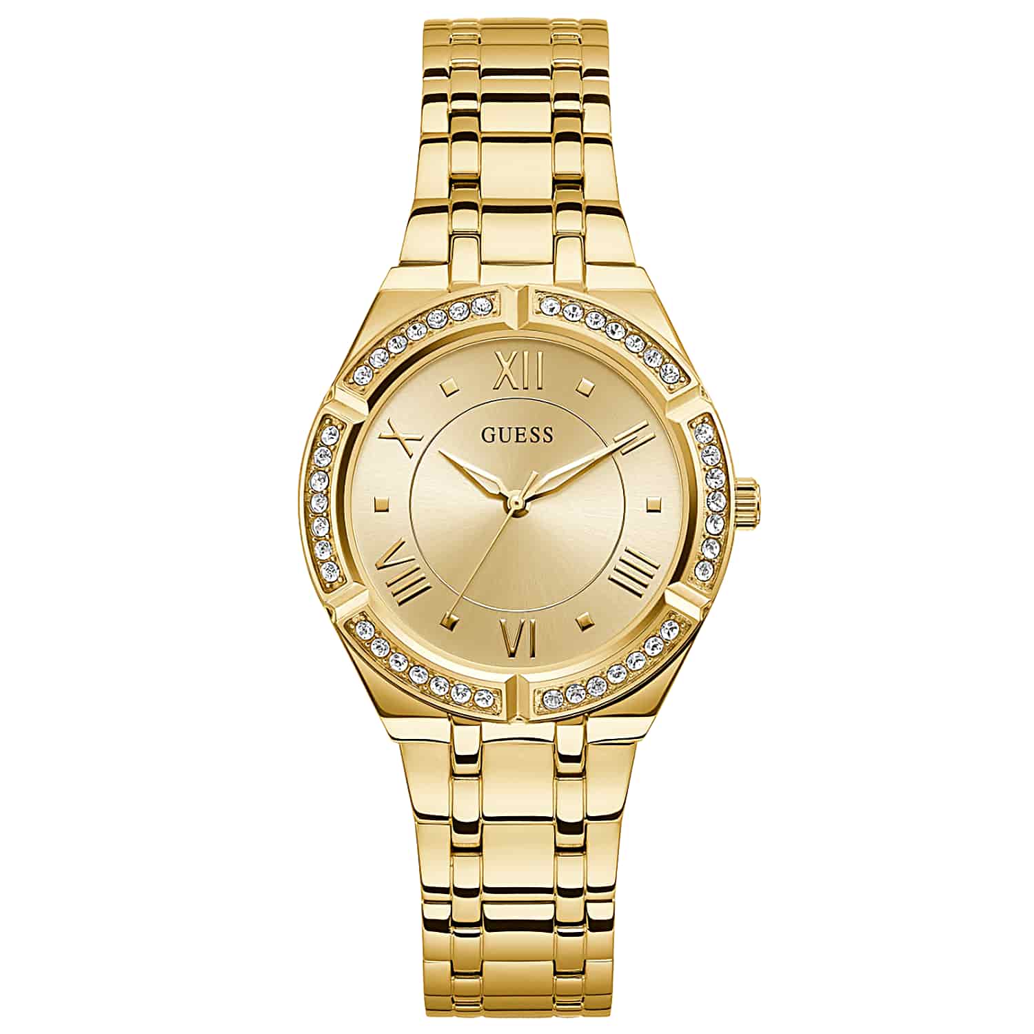 Christies Jewellery - GW0033L2 GUESS Cosmo Gold Tone Watch Watches Auckland NZ GW0033L2 GUESS Cosmo Gold Tone Watch GW0033L2