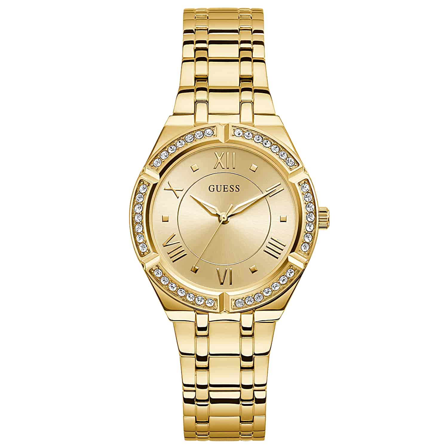 GW0033L2 GUESS Cosmo Gold Tone Watch GW0033L2