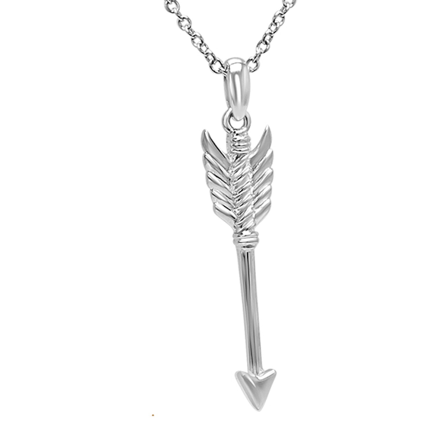 Legolas Arrow Necklace Pendant. Official The Hobbit Legolas Arrow Necklace Pendant  Made in 925 Sterling Silver 28mm in Length Supplied with a 45cm (18inches) Sterling Silver Pendant Chain. Comes with pouch, gift box and license of authenticit @christies.