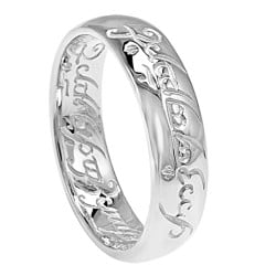 LoTR One Ring Heavy Engraving Sterling Silver LoTR One Ring Heavy Engraving Sterling Silver